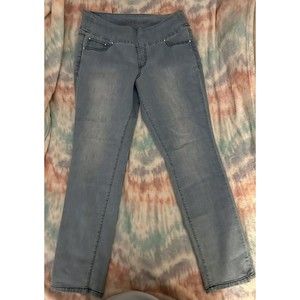 JAG Women's Nora Skinny Pull-on Jeans Sz 16 Light Wash